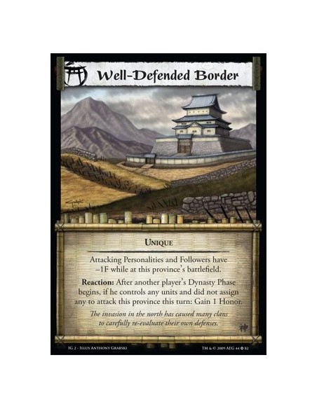 Well-Defended Border