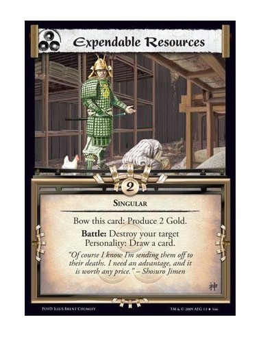 Expendable Resources