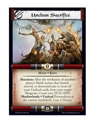 Unclean Sacrifice