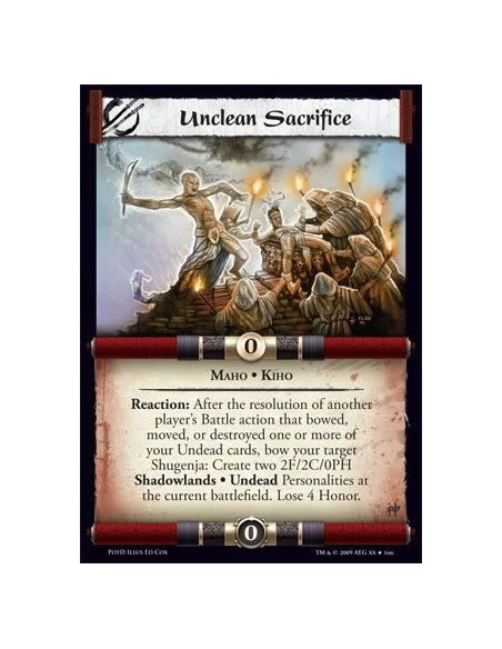 Unclean Sacrifice