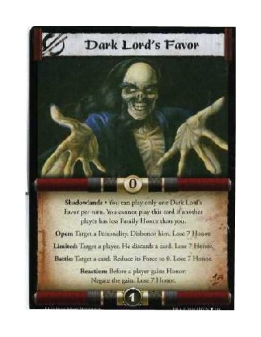 Dark Lord's Favor