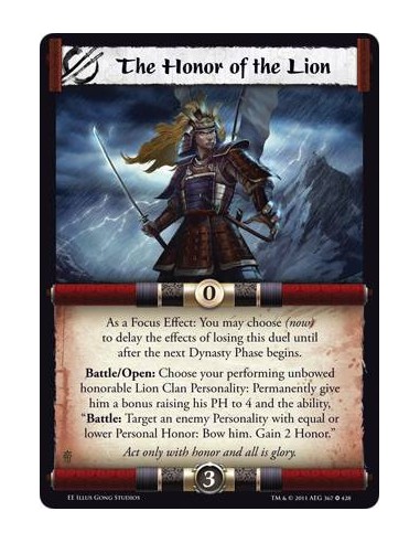 The Honor of the Lion