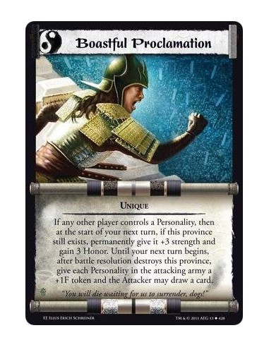 Boastful Proclamation