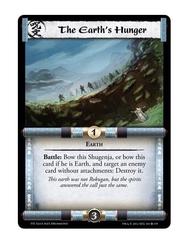 The Earth's Hunger