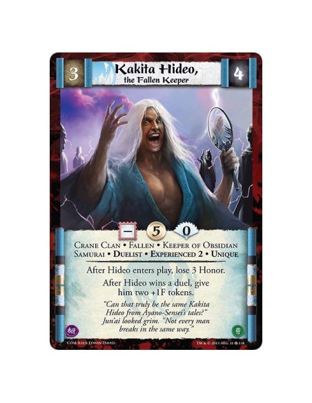 Kakita Hideo, the Fallen Keeper Exp2 FOIL