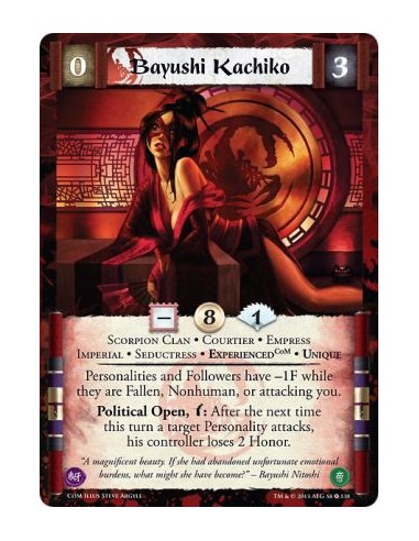 Bayushi Kachiko Exp com FOIL