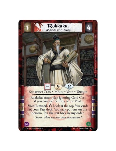 Rokkaku, Master of Scrolls FOIL