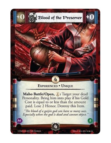 Blood of the Preserver Exp