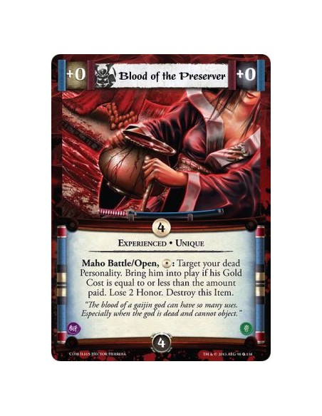 Blood of the Preserver Exp