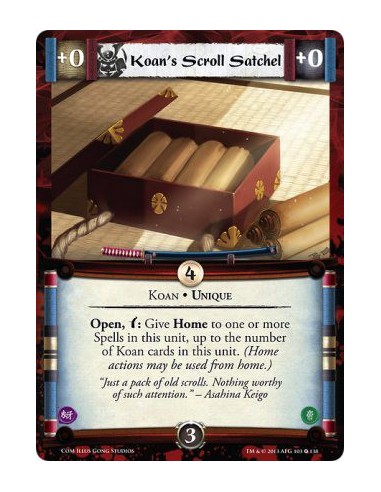 Koan's Scroll Satchel FOIL