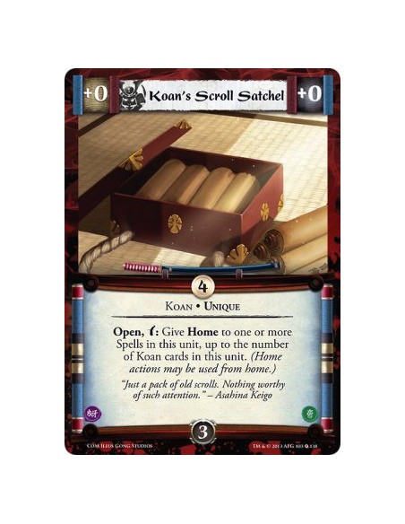 Koan's Scroll Satchel FOIL