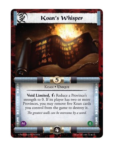 Koan's Whisper FOIL