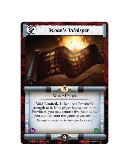 Koan's Whisper FOIL