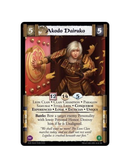 Akodo Dairuko Exp FOIL