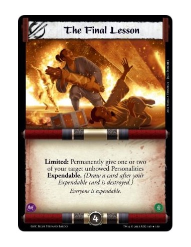 The Final Lesson FOIL