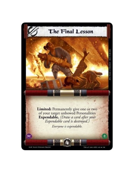 The Final Lesson FOIL