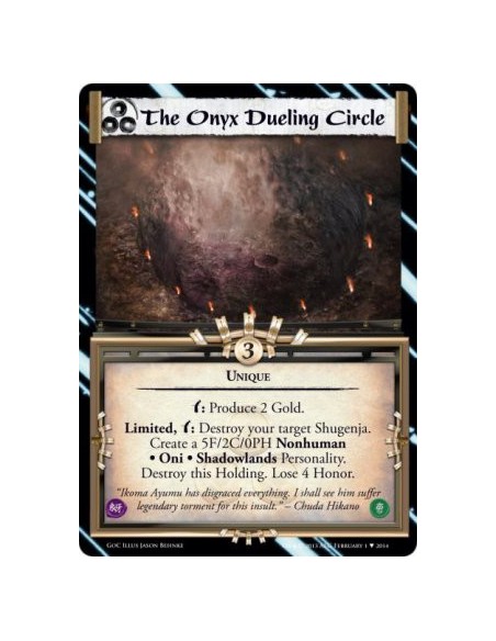 The Onyx Dueling Circle FOIL