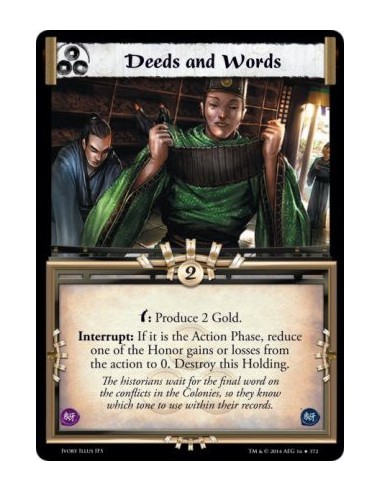 Deeds and Words FOIL