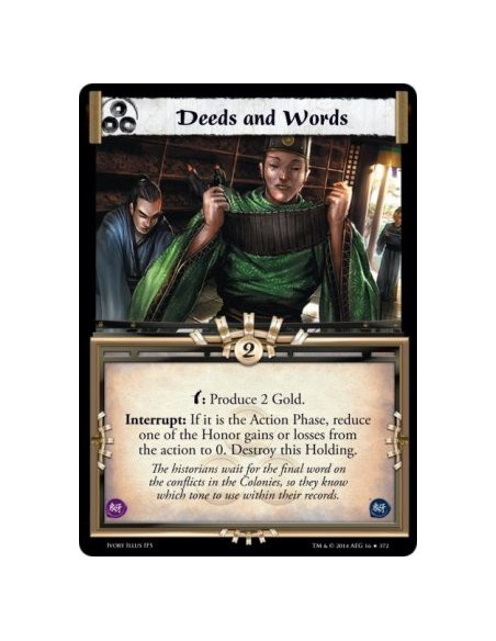 Deeds and Words FOIL