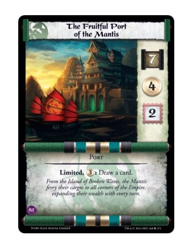 The Fruitful Port of the Mantis FOIL ( Both sides)