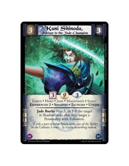 Kuni Shinoda Exp2, Advisor to the Jade Champion