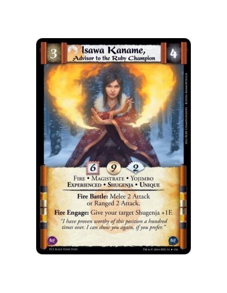 Isawa Kaname Exp, Advisor to the Ruby Champion FOIL