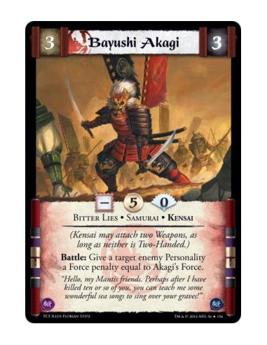 Bayushi Akagi FOIL