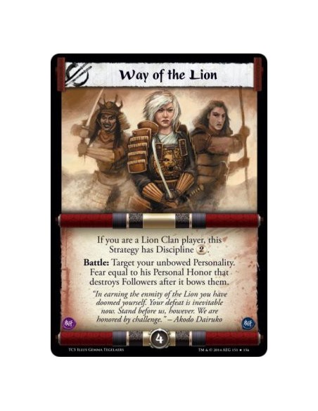 Way of the Lion FOIL