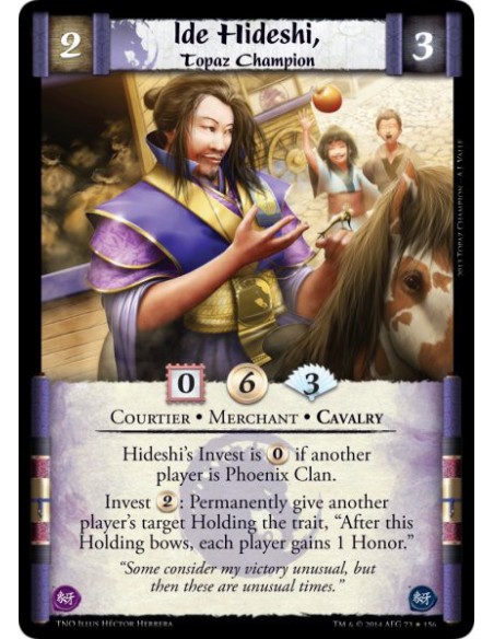 Ide Hideshi, Topaz Champion FOIL