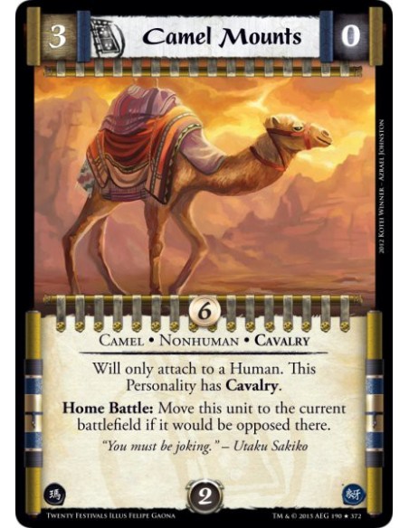 Camel Mounts FOIL