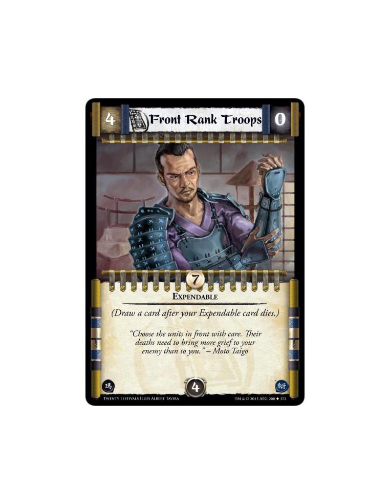 Front Rank Troops  - Expendable(Draw a card after your Expendable card dies.)