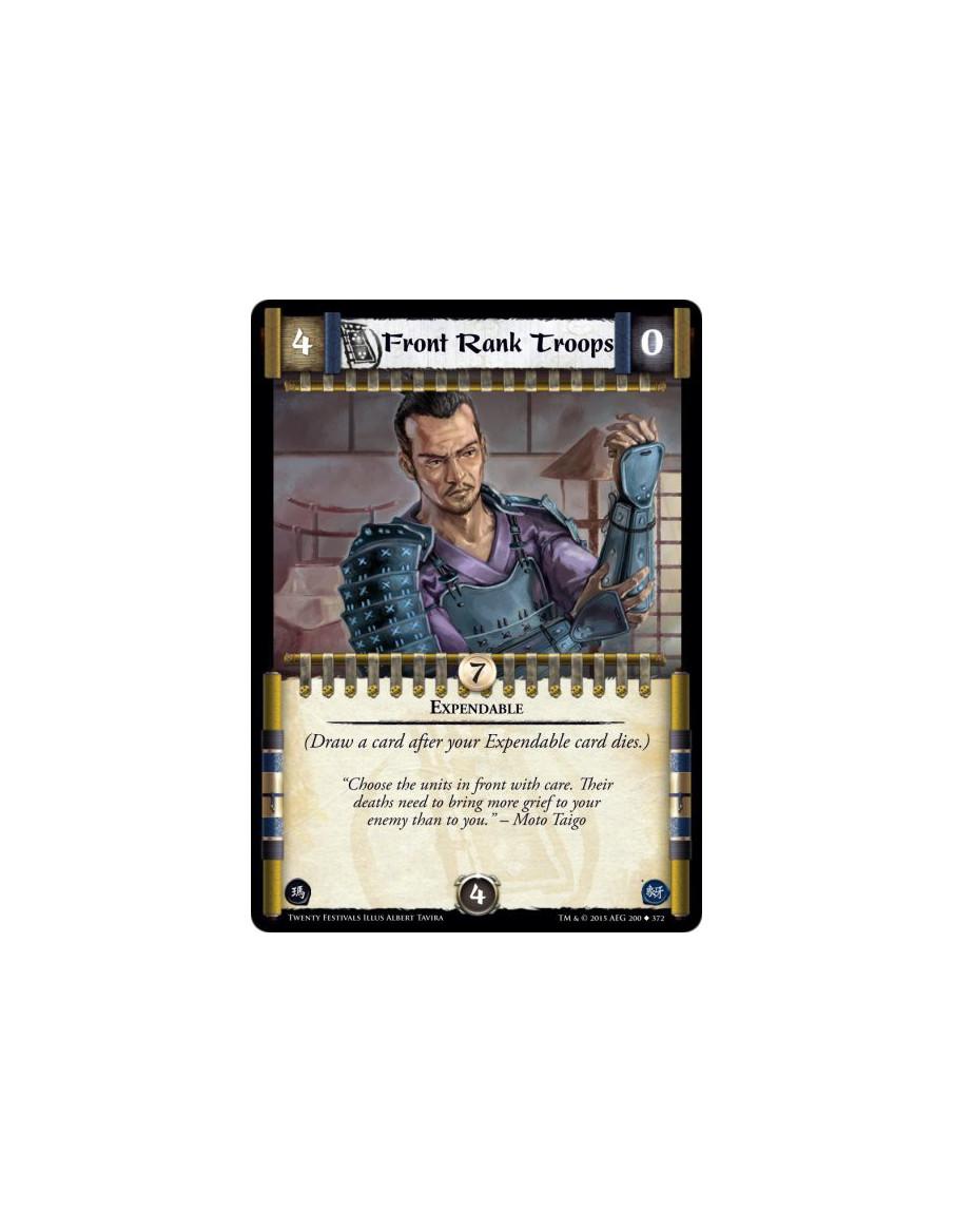 Front Rank Troops  - Expendable(Draw a card after your Expendable card dies.)