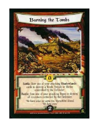 Burning the Tombs FOIL