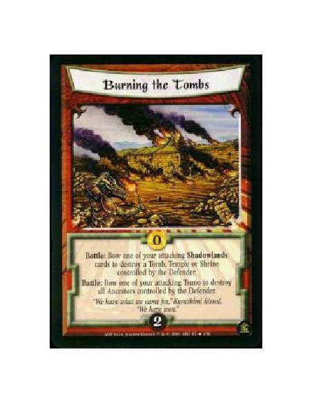 Burning the Tombs FOIL