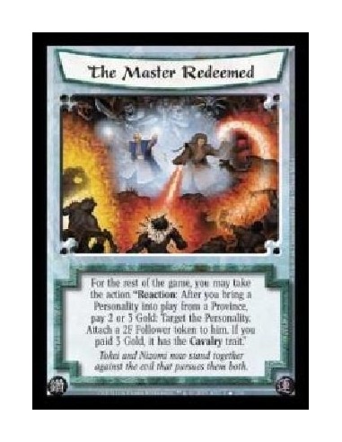 The Master Redeemed FOIL