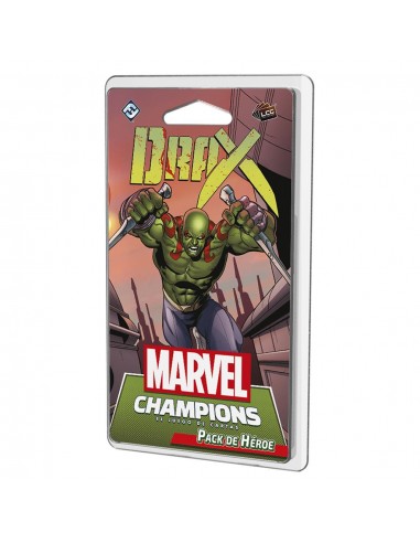 Drax. Pack de Héroe. Marvel Champions (Español)  - CONTENIDO 60 cartas