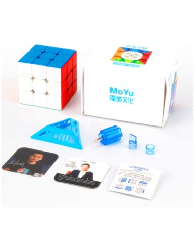 Cubo Mágico 4x4x4 Moyu RS4M Magnético Stickerless - Cuber Brasil