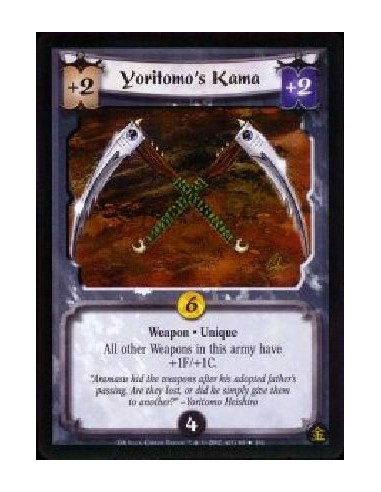 Yoritomo's Kama