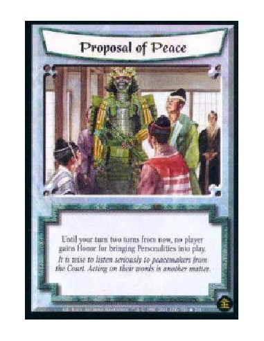 Proposal of Peace