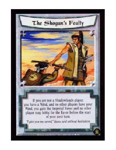 The Shogun's Fealty