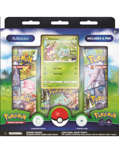 Pokémon Go Pin Box Bulbasaur (Inglés)