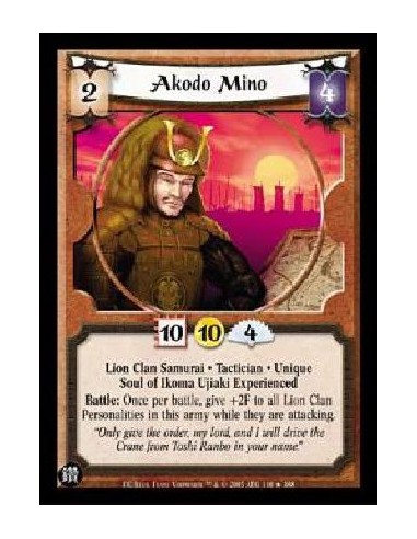 Akodo Mino Exp