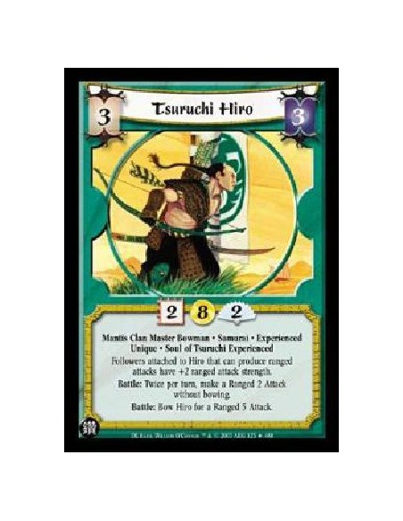 Te'tik'kir Exp  - Mantis Clan Master Bowman * Samurai * Experienced Unique * Soul of Tsuruchi Experienced Followers attached to 