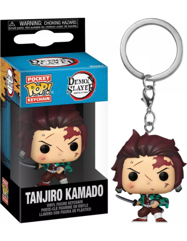 Llavero Pop Tanjiro Kamado. Demon Slayer. Kimetsu No Yaiba