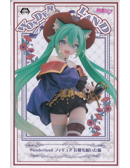 Figura Hatsune Miku Wonderland. Puss in Boots