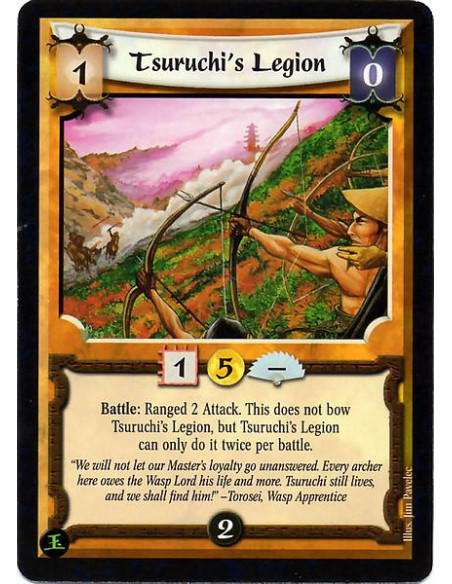 Tsuruchi's Legion  - Naval. Battle: Twice per battle: Ranged 2 Attack.