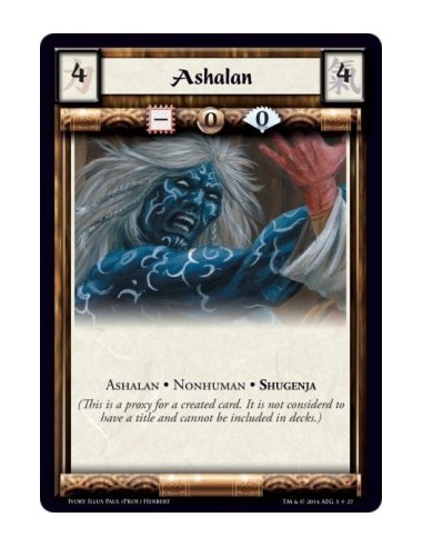 Ashalan  - Ashalan · Nonhuman · Shugenja 