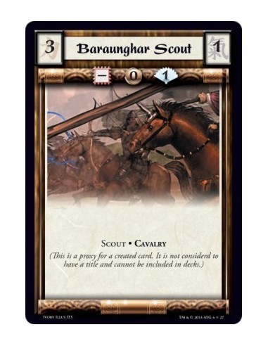 Baraunghar Scout  - Scout · Cavalry 