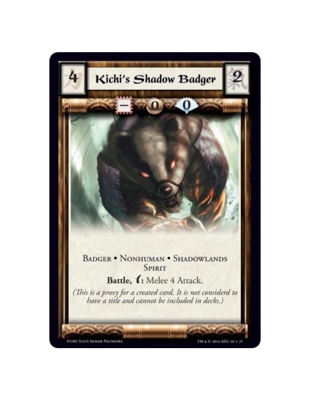 Kichi's Shadow Badger