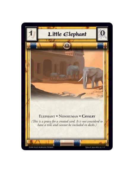 Little Elephant  - 0Elephant • Nonhuman • Cavalry  